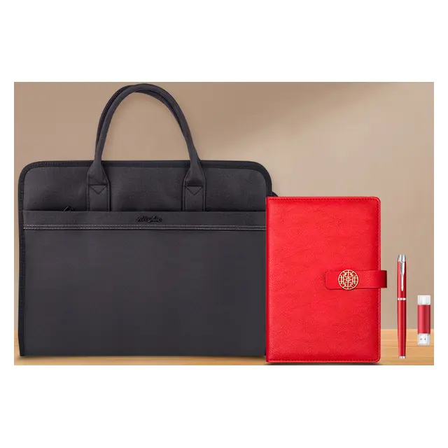 Briefcase พร้อม สมุดโน้ต พร้อม ปากกา พร้อม usb gift pack