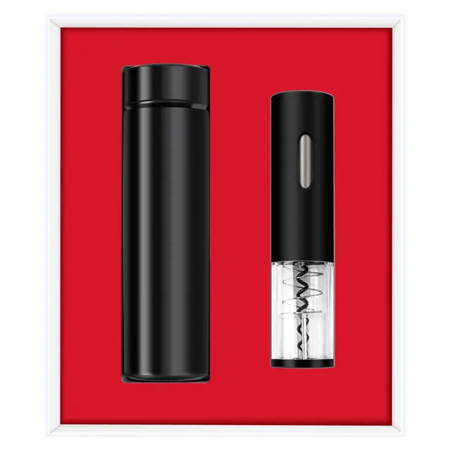 Temperature display vacuum กระบอกน้ำเก็บอุณหภูมิ พร้อม electric wine กระบอกน้ำ oปากกาer