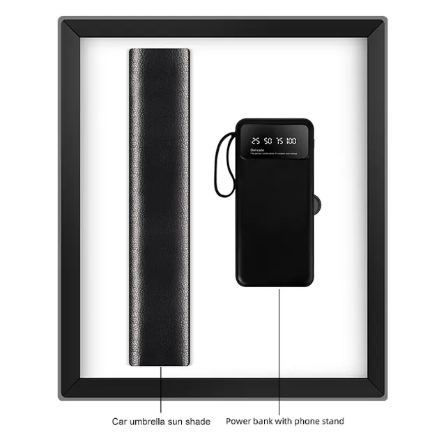 Car sunshade ร่มพับ พร้อม พาวเวอร์แบงก์