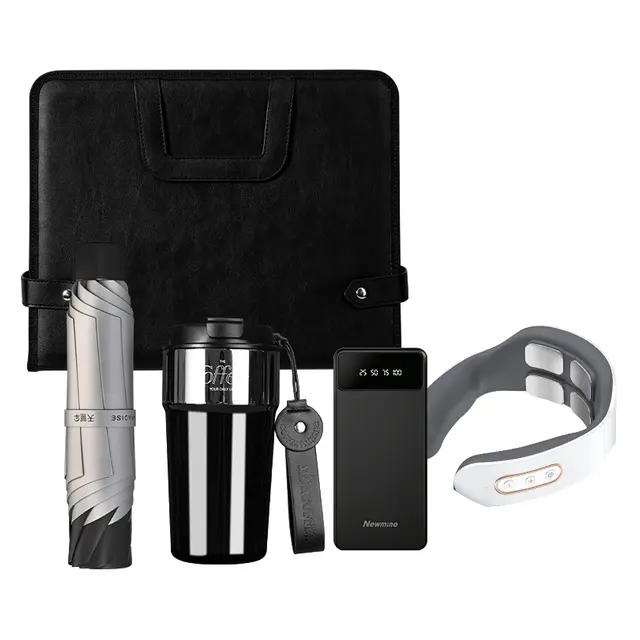 Organizer Bag พร้อม Paradise ร่มพับ พร้อม แก้วกาแฟ พร้อม Newmine พาวเวอร์แบงก์ พร้อม Konka เครื่องนวดคอ