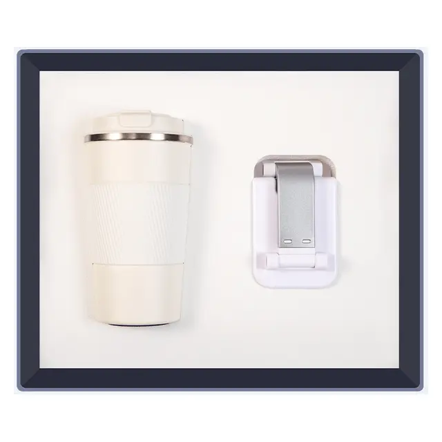 Temperature display แก้วกาแฟ พร้อม phone holder
