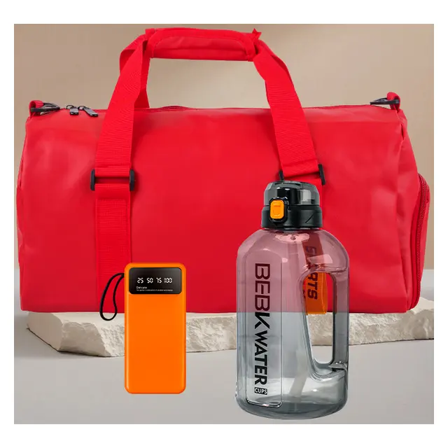 Sports bag พร้อม พาวเวอร์แบงก์ พร้อม sports กระบอกน้ำ