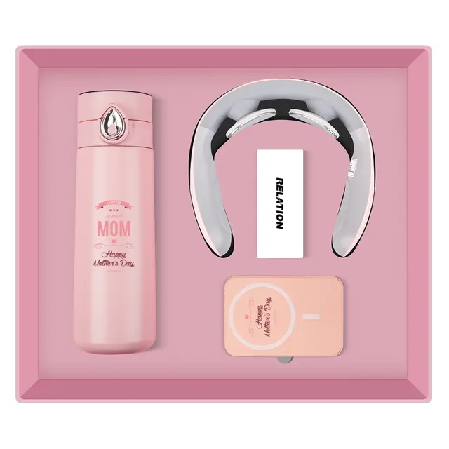 Happy Mother's Day: Vacuum กระบอกน้ำเก็บอุณหภูมิ พร้อม เครื่องนวดคอ พร้อม Mag safe พาวเวอร์แบงก์