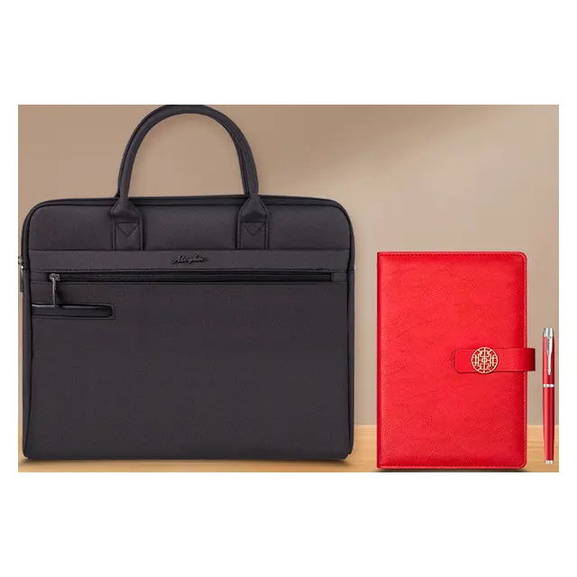 Briefcase พร้อม สมุดโน้ต พร้อม ปากกา gift pack