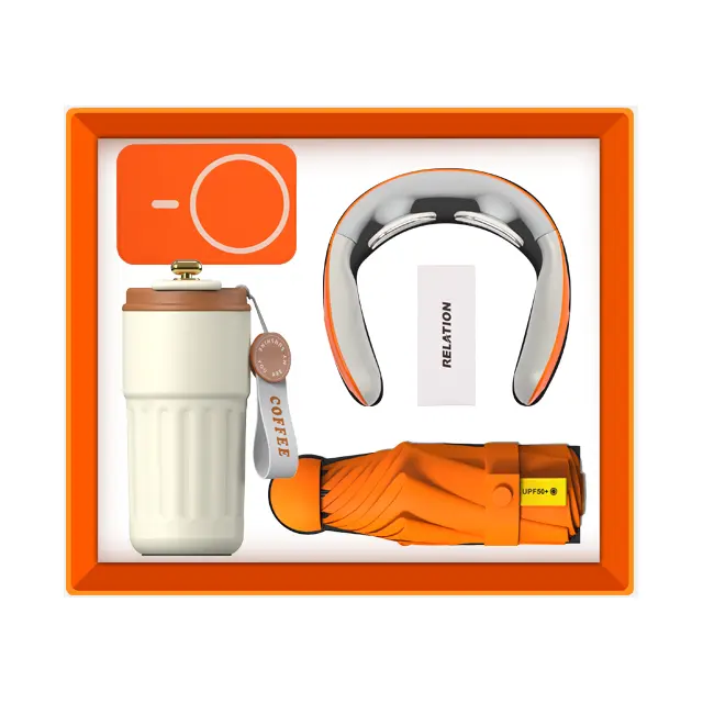 แก้วมัค พร้อม F6 basic model เครื่องนวดคอ พร้อม Mini ร่มพับ พร้อม Mag safe พาวเวอร์แบงก์