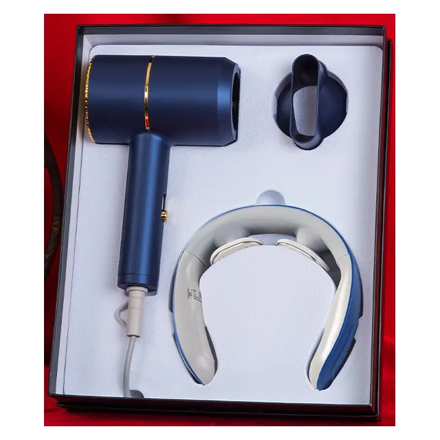Hair dryer with concentrator nozzle พร้อม F6 basic model เครื่องนวดคอ