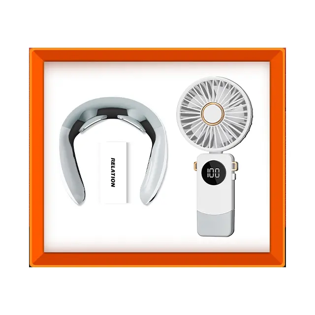 เครื่องนวดคอ พร้อม foldable fan