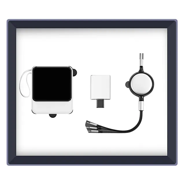 พาวเวอร์แบงก์ พร้อม charger พร้อม usb cable