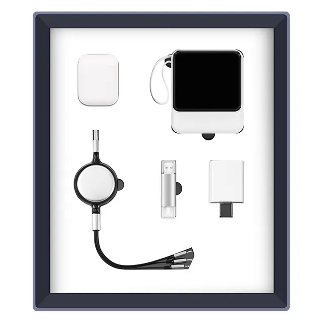 หูฟังไร้สาย พร้อม พาวเวอร์แบงก์ พร้อม charger พร้อม แฟลชไดรฟ์ USB พร้อม usb cable