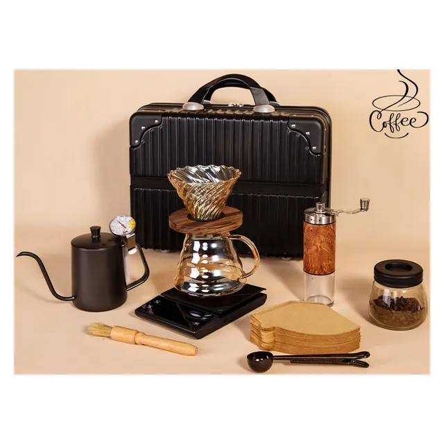 Pour-over coffee maker 10 items set