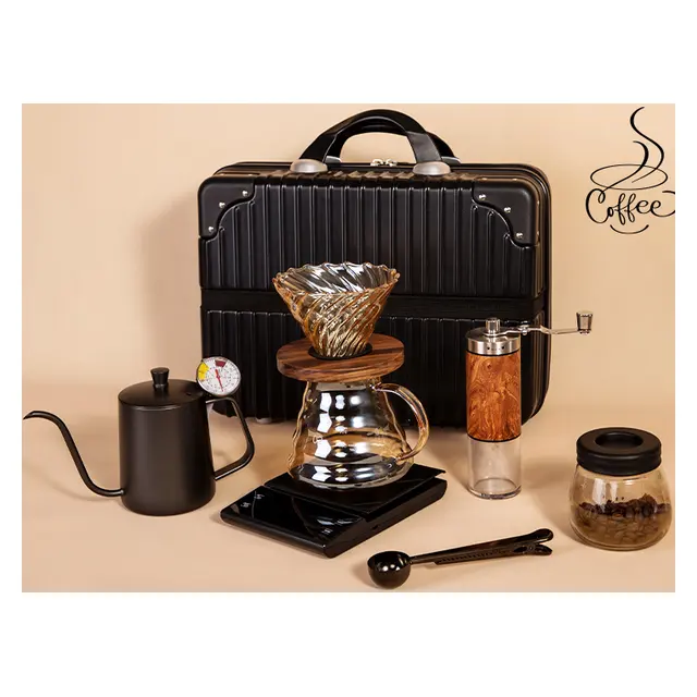Pour-over coffee maker 8 items set