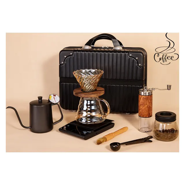 Pour-over coffee maker 9 items set