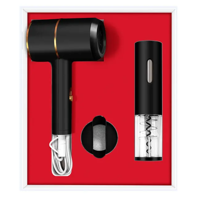 Hair dryer with concentrator nozzle พร้อม electric wine กระบอกน้ำ oปากกาer