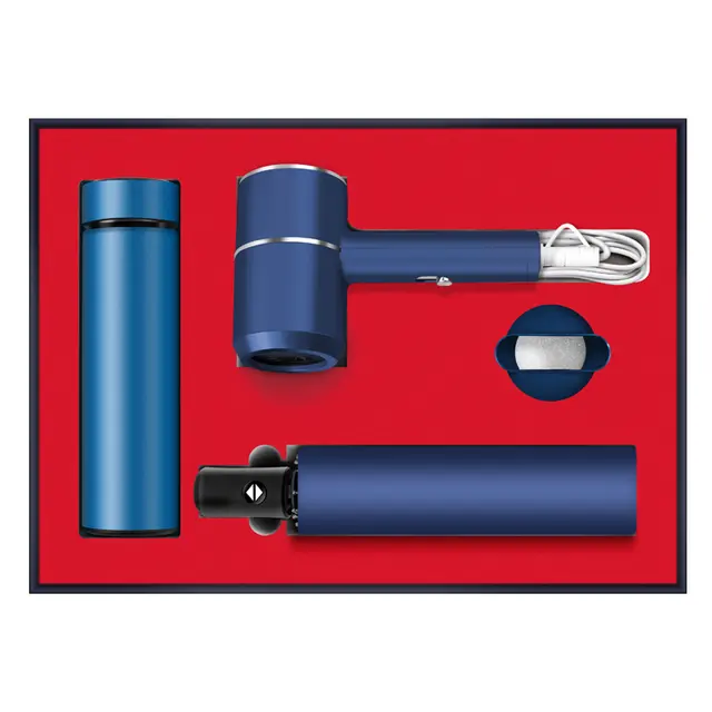 Hair dryer with concentrator nozzle พร้อม automatic ร่มพับ พร้อม temperature display vacuum กระบอกน้ำเก็บอุณหภูมิ