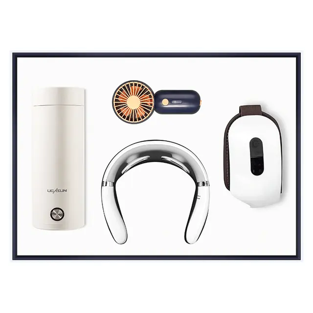 Portable electric kettle พร้อม fan พร้อม เครื่องนวดคอ พร้อม eye massager