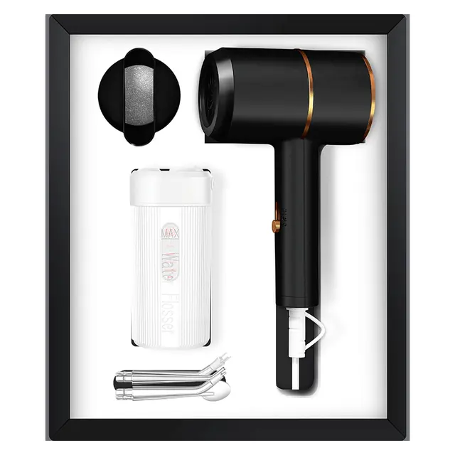 Hair dryer with concentrator nozzle พร้อม Oral irrigator