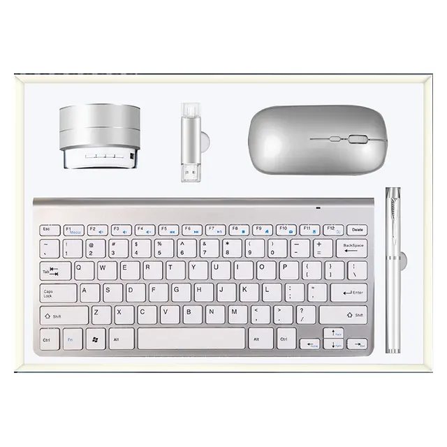 ลำโพงบลูทูธ พร้อม แฟลชไดรฟ์ USB พร้อม ปากกา พร้อม mouse พร้อม keyboard