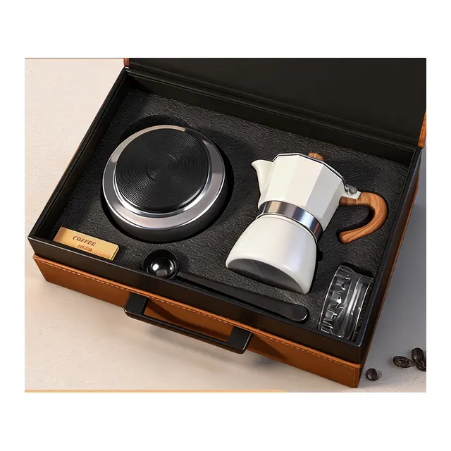 Moka Pot พร้อม Electric Stove พร้อม Single-spout Coffee Distributor พร้อม Scoop พร้อม Filter Paper