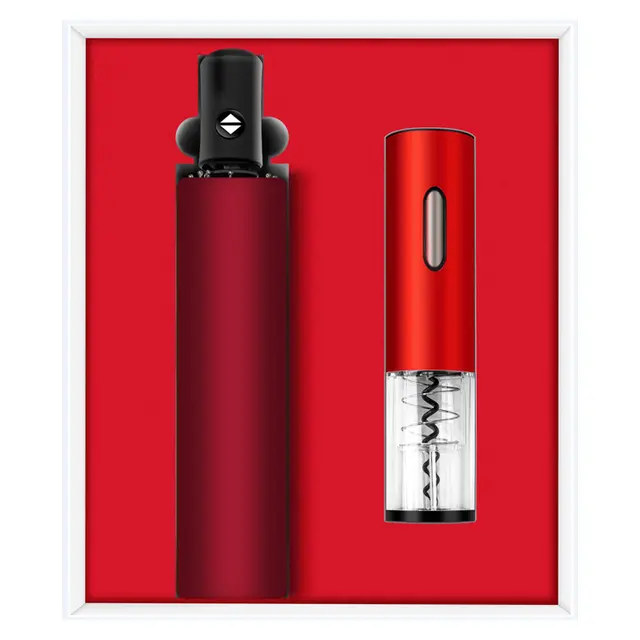 Automatic ร่มพับ พร้อม electric wine กระบอกน้ำ oปากกาer