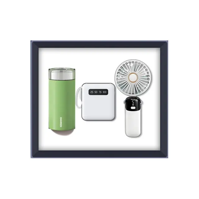 Vacuum กระบอกน้ำเก็บอุณหภูมิ พร้อม พาวเวอร์แบงก์ พร้อม Fan