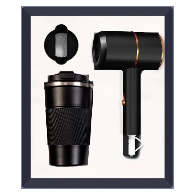 Temperature display แก้วกาแฟ พร้อม Hair dryer