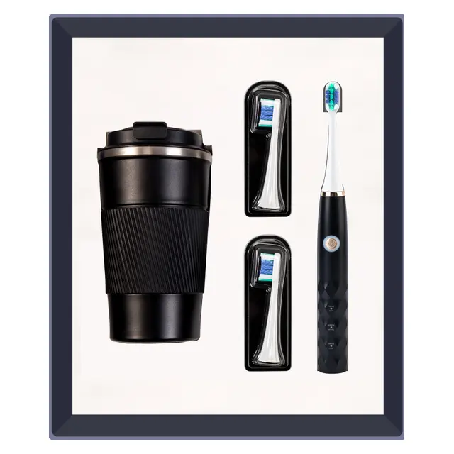 Temperature display แก้วกาแฟ พร้อม Electric toothbrush