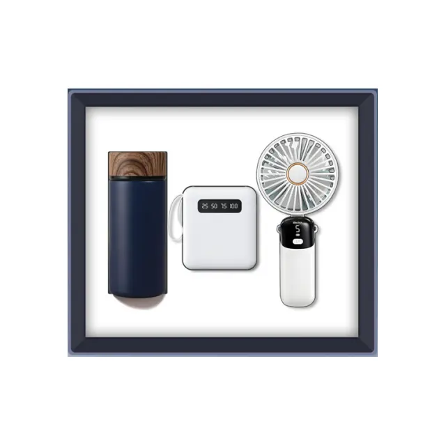 Vacuum กระบอกน้ำเก็บอุณหภูมิ พร้อม พาวเวอร์แบงก์ พร้อม Fan