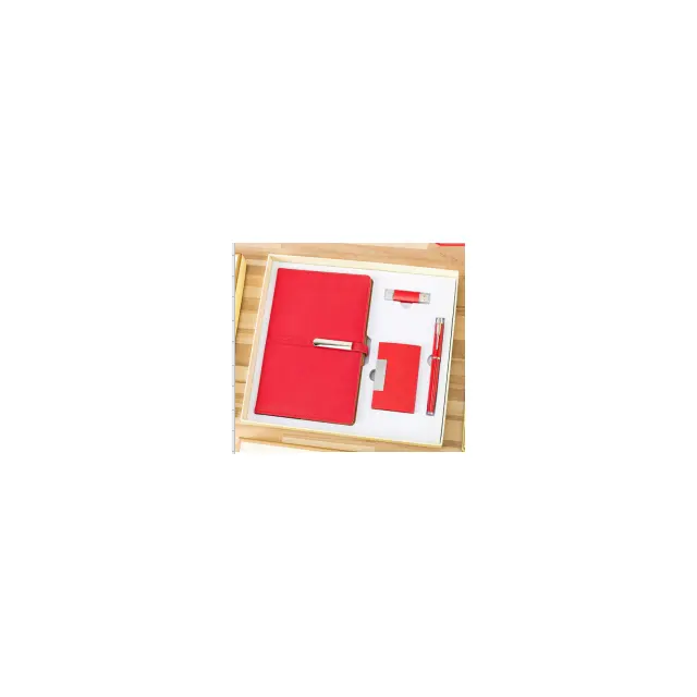 สมุดโน้ต A5 พร้อม ปากกา พร้อม name card holder พร้อม แฟลชไดรฟ์ USB