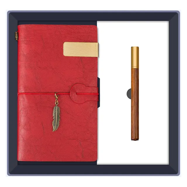 Account book พร้อม ปากกา kraft paper packing