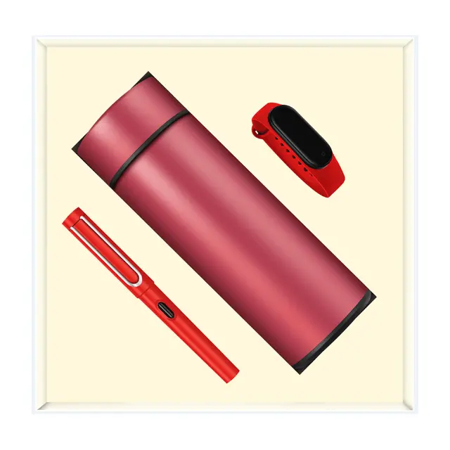 สมาร์ตแบนด์ พร้อม vacuum กระบอกน้ำเก็บอุณหภูมิ พร้อม ปากกา