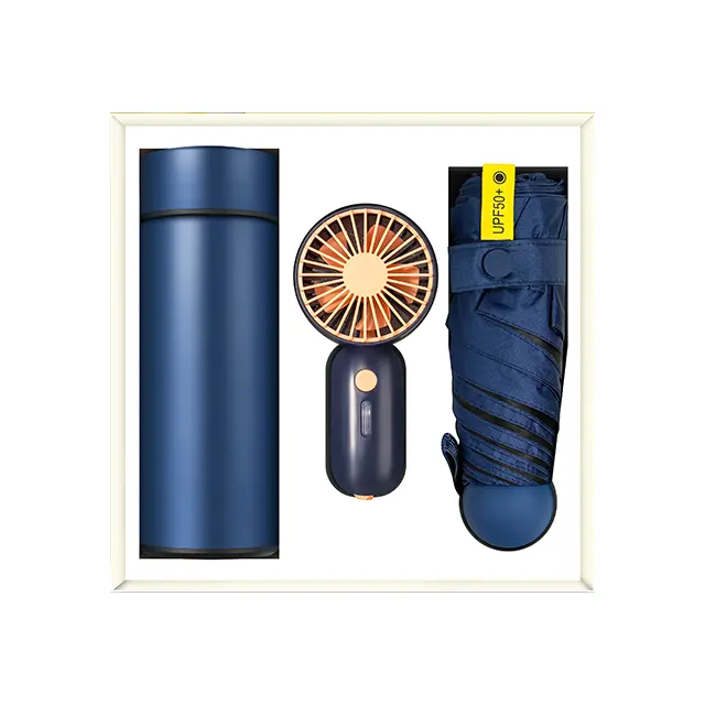 แก้วเก็บอุณหภูมิ พร้อม Mini fan พร้อม ร่มพับ