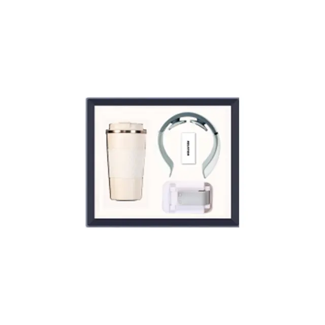 Temperature display แก้วกาแฟ พร้อม neck massger พร้อม phone holder
