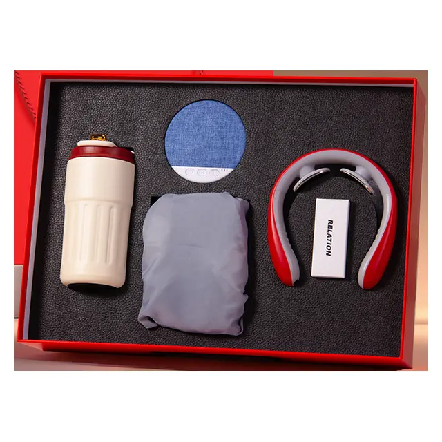 แก้วมัค พร้อม Sleep aid ลำโพง พร้อม Inflatable neck pillow พร้อม เครื่องนวดคอ