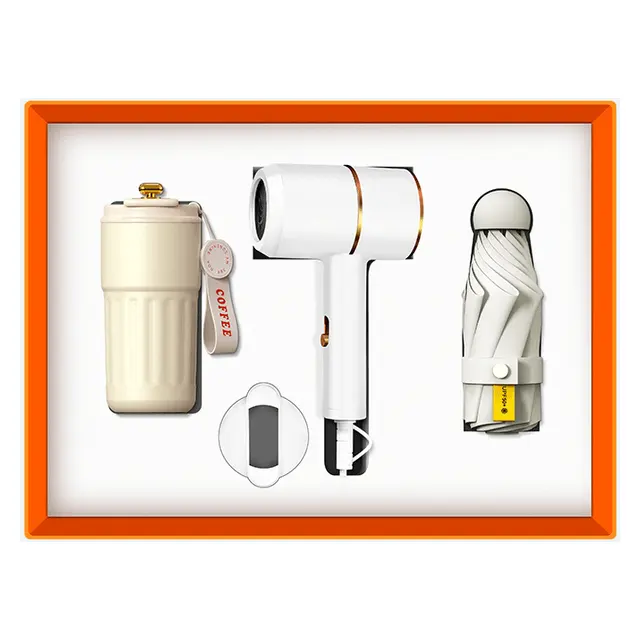 แก้วมัค พร้อม hair dryer พร้อม ร่มพับ