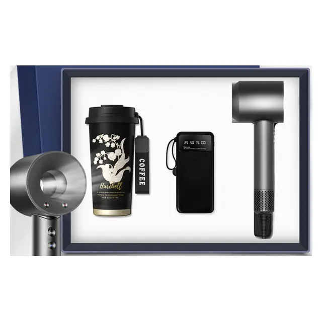 แก้วมัค พร้อม พาวเวอร์แบงก์ พร้อม hair dryer