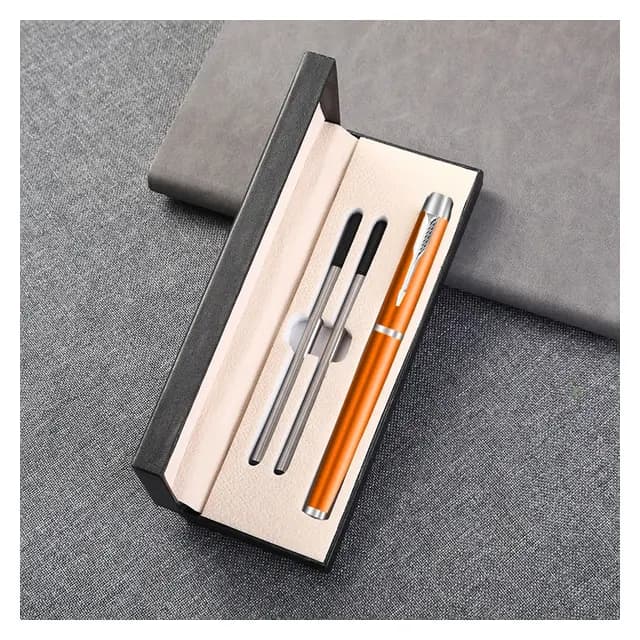metal ปากกา พร้อม 2Pcs refill gift box (MOQ 50 sets)