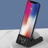 Wireless Charger Stand With Clock Model-M6017Q