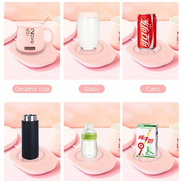 ชุดแก้วเซรามิคพร้อมถาด Heating Pad (ทำความร้อน) + ร่มพับอัตโนมัติ + เครื่องนวดคอ + พัดลม + สบู่ดอกไม้ ในกล่องของขวัญพรีเมี่ยมและถุงพร้อมสกรีน   Model : TWR01-9 - Image 11
