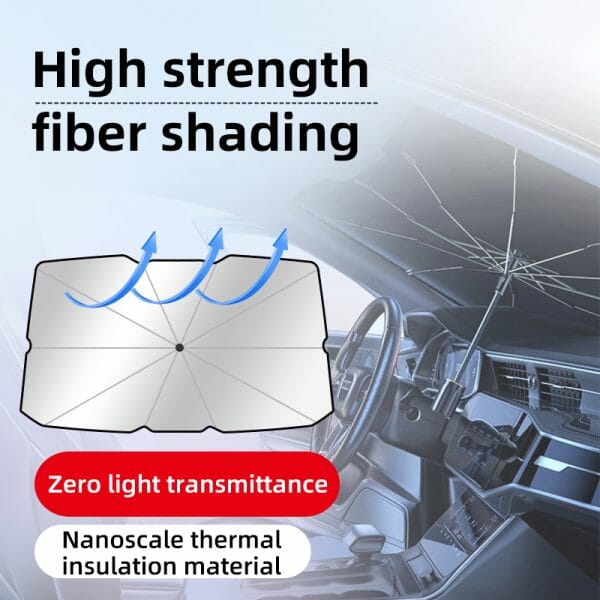 ร่มบังแดดรถยนต์ + ที่วางโทรศัพท์ในรถยนต์ + Parking number plate ในกล่องพรีเมี่ยมและถุงพร้อมสกรีน Model: TBP1513 - Image 5