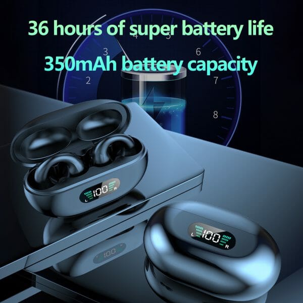 หูฟังไร้สาย Bluetooth 5.3 Digital Display Super Battery Life Model : Ear-9001 - Image 4