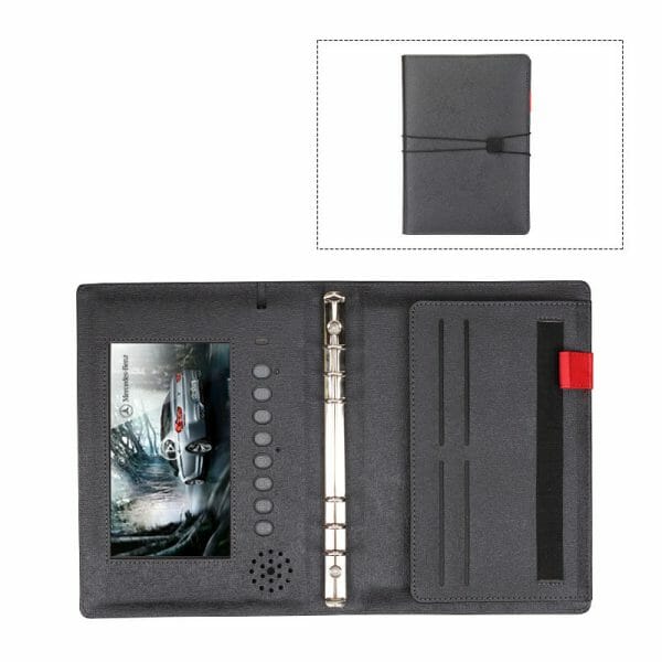 Video Notebook Power Bank สมุดไดอารี่อัจฉริยะ ชาร์จมือถือแบบไร้สาย เล่นไฟล์ VDO  ได้ Model : TNP07 - Image 9