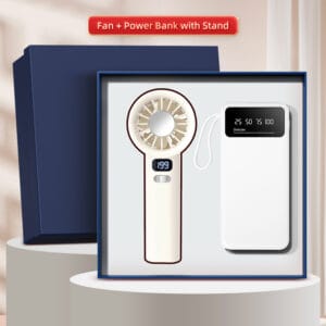 ชุดของขวัญพรีเมี่ยมพัดลมพกพา + เพาเวอร์แบงค์ Model : TFS17-2